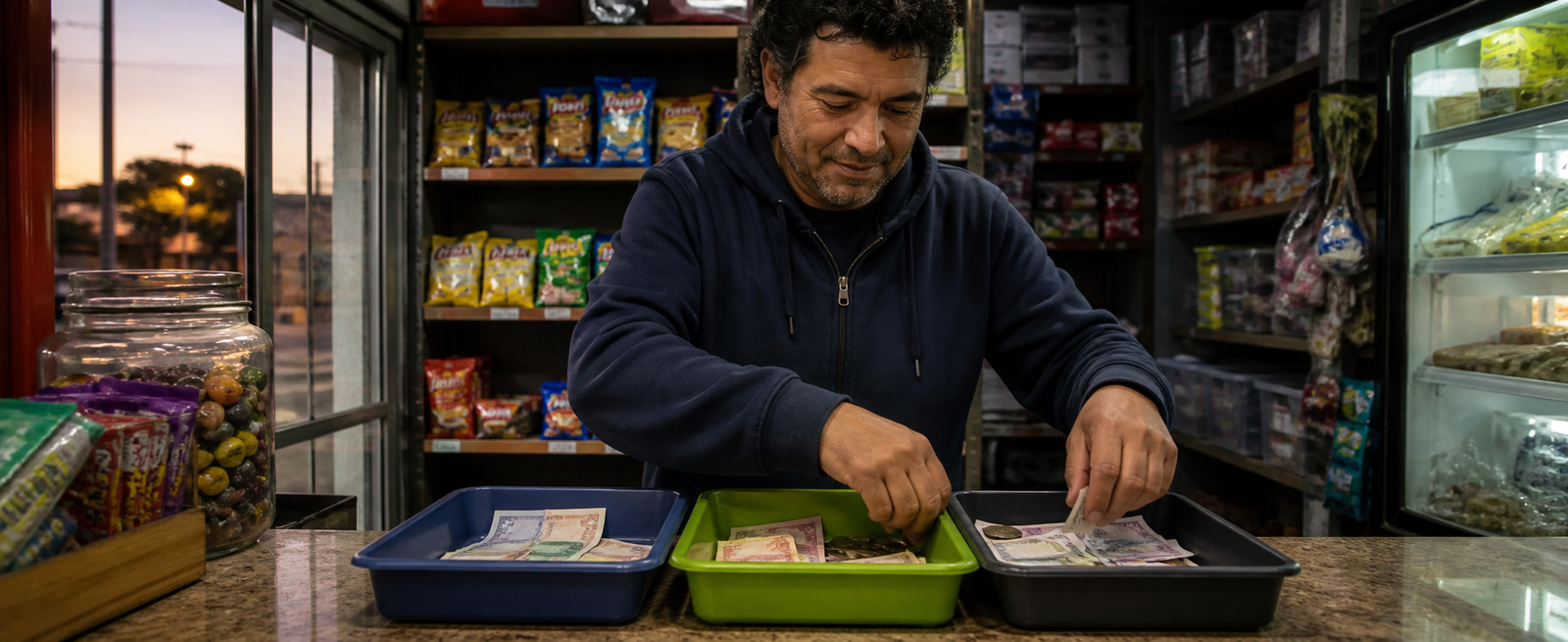 ¿Cómo separar la plata de reposición de la ganancia?